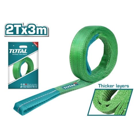 Dây cáp vải cẩu hàng 2Tx3m Total THTWS0203