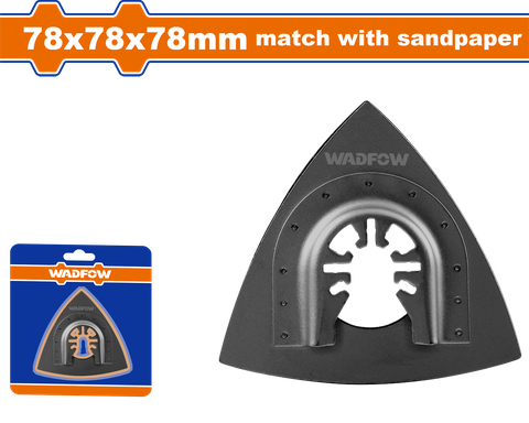 Đế chà nhám tam giác (cho máy cắt gọc đa năng) WADFOW WMA8K80