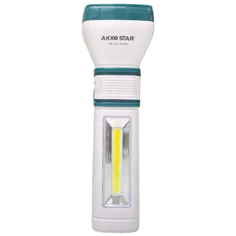 ĐÈN LED SẠC TÍCH ĐIỆN 2W LED+1W AKKO STAR 03706