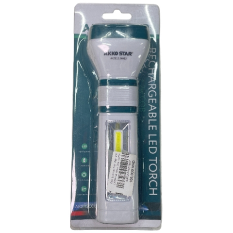 ĐÈN LED SẠC TÍCH ĐIỆN 2W LED+1W AKKO STAR 03706