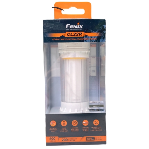 Đèn pin cắm trại ngoài trời 500Lumens Fenix FN-CL22R-W