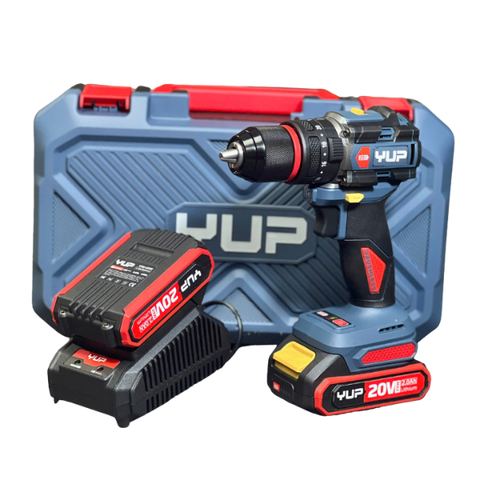 Máy khoan pin 20v lực 60Nm đầu 13mm có búa Yup YP20-DR13M