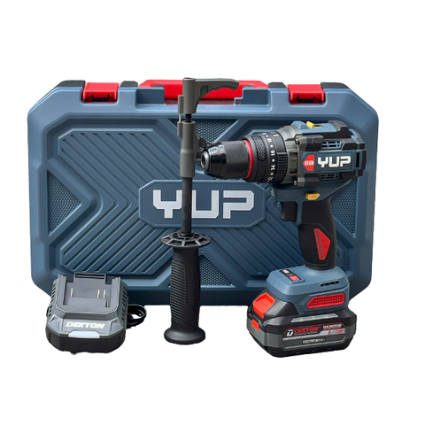 Bộ máy khoan pin 20v lực 160Nm có búa đầu 13mm Yup YP20-DR13B.