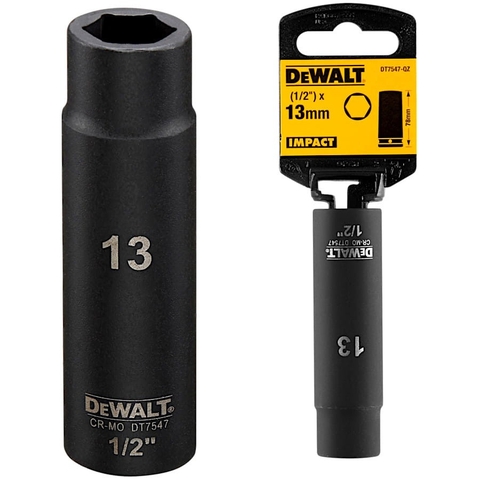 Đầu tuýp đen 1/2 13mm Dewalt DT7547-QZ