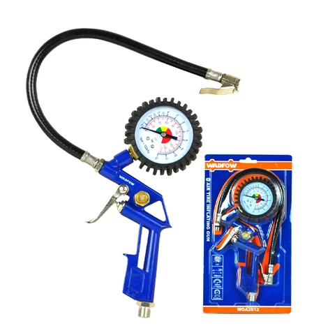 Dụng cụ bơm bánh xe có đồng hồ Wadfow WGA2612