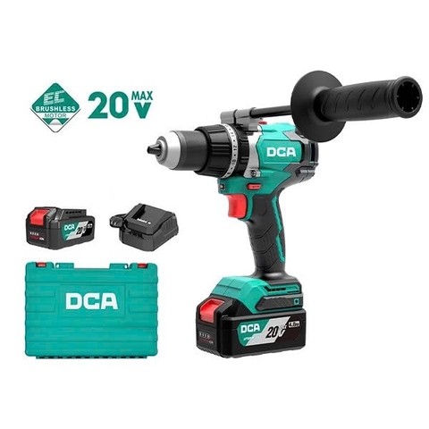 Bộ máy khoan 20V + 2 pin 4Ah 120Nm DCA ADJZ03-13EM (2pin 4Ah)