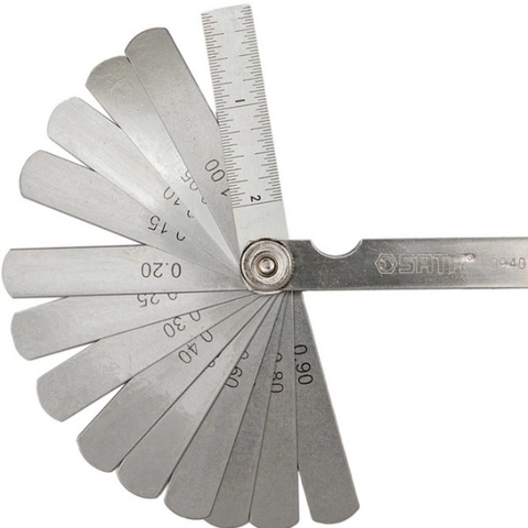 Bộ thước lá 14 chi tiết 0.05-1.00mm SATA 09401