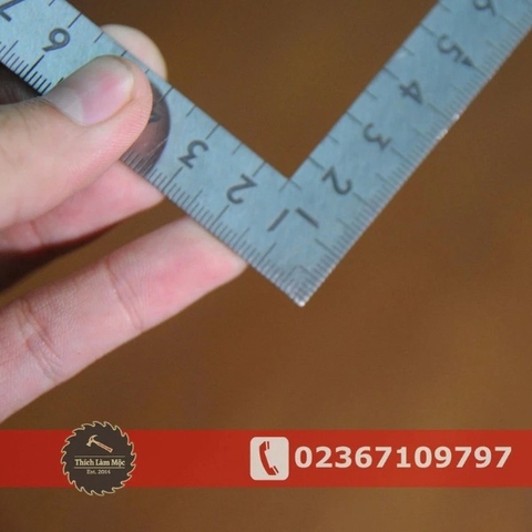Thước ke góc vuông loại nhỏ Shinwa 12325