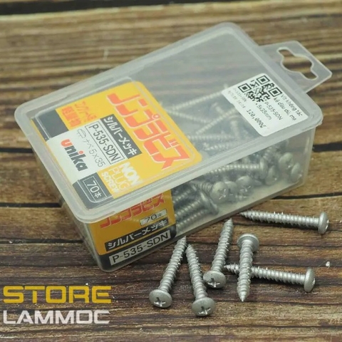 Dòng P - Vít không tắc kê Unika đầu dù đường kính 5mm
