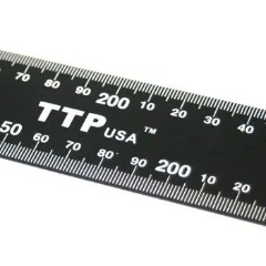 Thước ke góc vuông màu đen TTPusa TTP 230-45-490,230-45-440