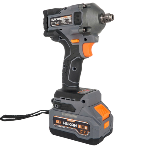 Máy siết bu lông pin đầu 1/2inch, lực 450Nm Gen 1 pro Hukan G1-B450PRO