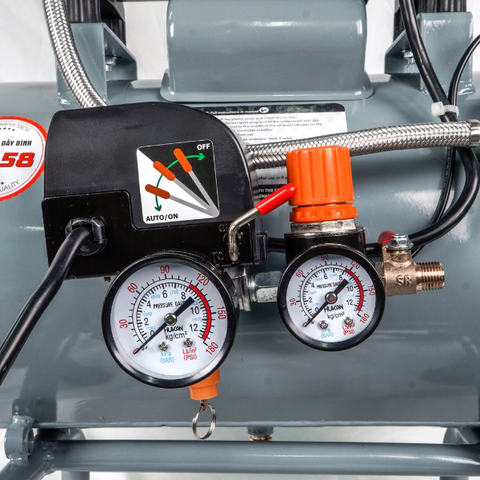 Máy nén khí không dầu 25L-3HP, công suất 2200W Hukan G2-AC25L-LUX