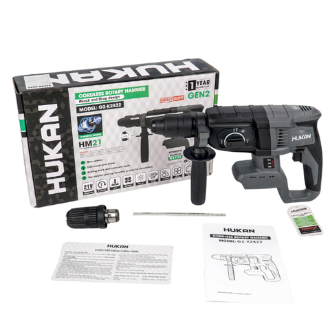 Thân máy khoan bê tông 3 chức năng (đầu 2in1) Hukan G2-K2822