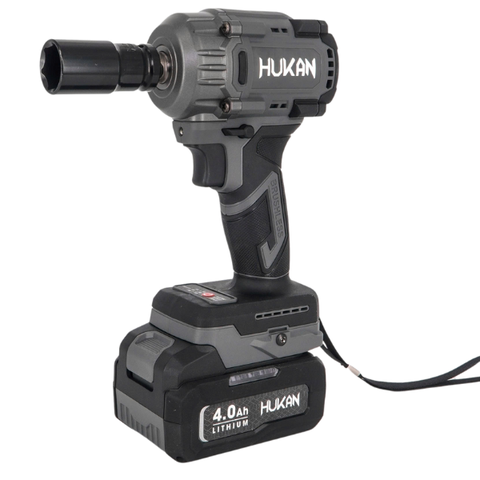 Máy siết bu lông pin 570Nm, đầu 1/2inch Gen 2 Hukan G2-LX570