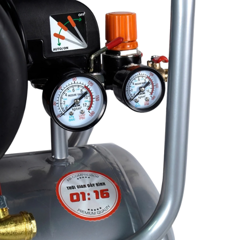 Máy nén khí có dầu 24L-2.5HP, công suất 1800W Hukan G2-NCD90-24L