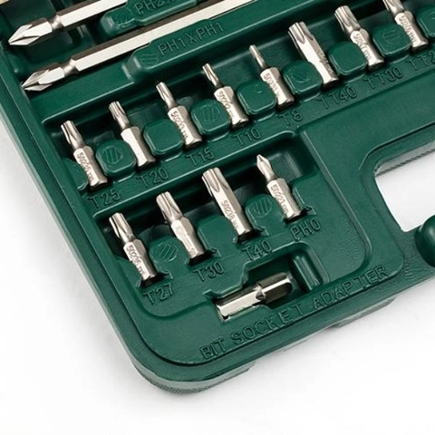 Bộ đầu tuýp 80 chi tiết cần tự động 1/4inch Sata 09326