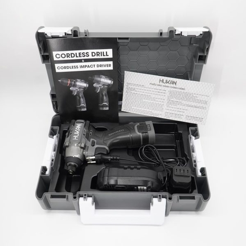 Bộ Máy bắt vít pin 16.8v 140Nm Hukan HK-H16-G2CV0140N (2 pin ,1 sạc )