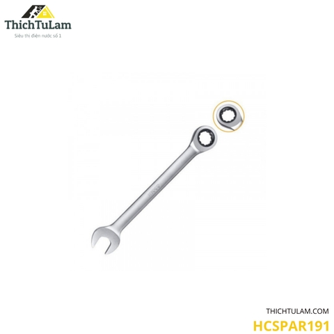 Cờ lê vòng miệng 2 chiều 19mm Ingco  HCSPAR191