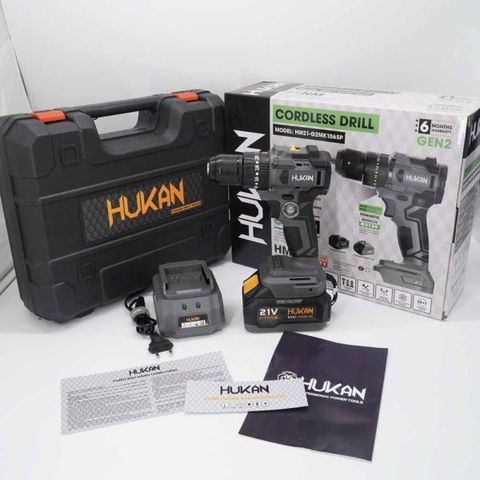 Máy khoan pin 10mm Gen 2 (1 pin,1 sạc ) Hukan HK-HM21-G2MK1065P