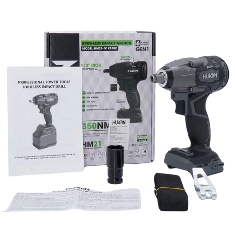 Thân máy siết bu long pin đầu 2 trong 1 Hukan Hukan HM21-G1X1PRO-T