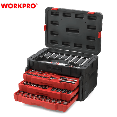 Hộp Dụng Cụ Đa Năng 320 Chi Tiết WORKPO W003055