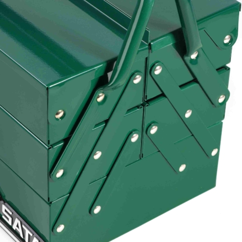 Hộp đựng đồ nghề 17 inch 5 ngăn cầm tay bằng thép Sata 95104A