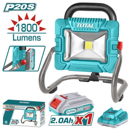 Đèn pin công trường pin 20V Total TWLI20258 (1 pin 2ampe)