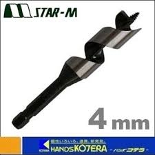 Mũi khoan gỗ ngắn 4mm Star-M 5-040
