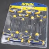 Bộ lục giác Irwin chữ T đầu thẳng màu đen T9097009