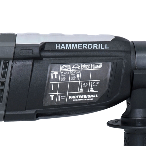 Máy khoan, đục bê tông 3 chức năng Gen 1 Pro Hukan HK-K95