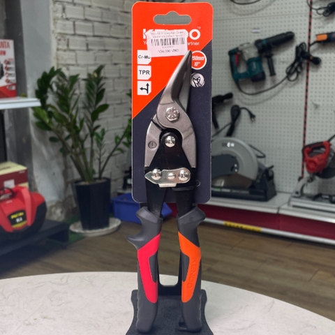 Kéo cắt tôn bằng thép Cr-Mo cắt bên trái 250mm Kendo 30831