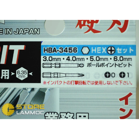 Khóa lục giác đầu tròn và đầu vặn vít Sunflag HBA-3456