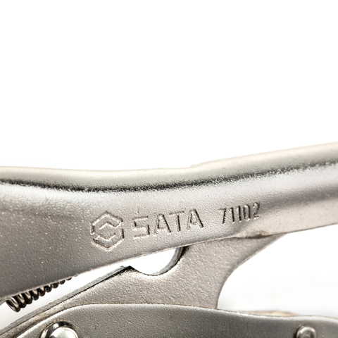 Kìm bấm chết mỏ cong 5inch Sata 71101 cán trơn 140mm