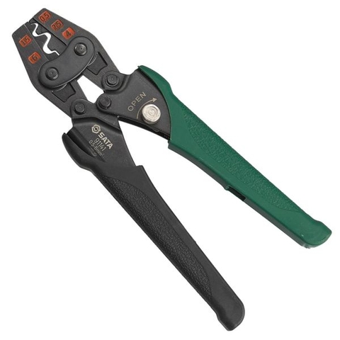 Kìm bấm cos cỡ dây từ 0.5-35mm Sata 91141