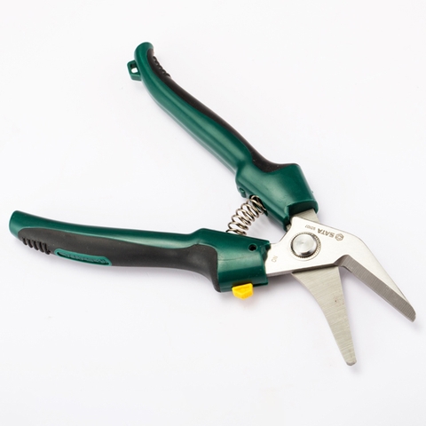 Kìm cắt dây điện mũi cong 8inch Sata 93107