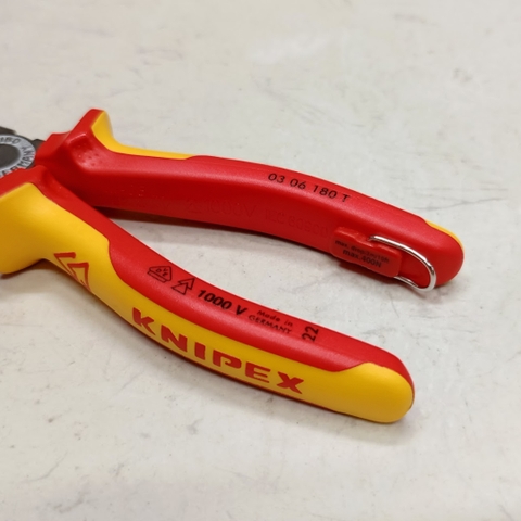Kìm điện cách điện 1000V có móc treo Knipex 0306180T