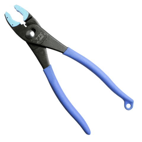 Kìm kẹp ốc 2 lỗ dài 150mm hàm bọc nhựa Tsunoda PL-150SC-S