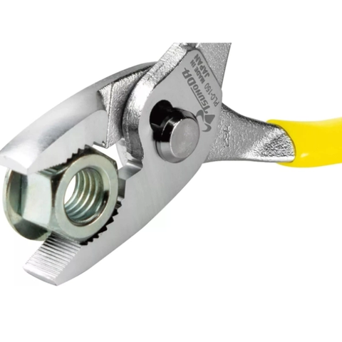 Kìm kẹp ốc 2 lỗ dài 168mm Nhật Bản Tsunoda PLC-150