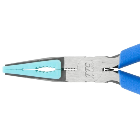 Kìm mỏ nhọn 165mm hàm nhựa chống trầy Tsunoda RPP-165SC-S