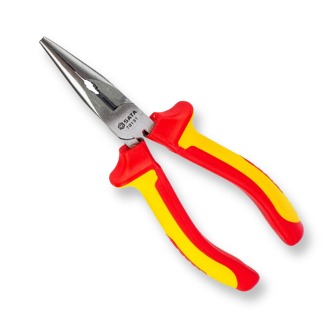 Kìm mỏ nhọn cách điện 1000v 8inch Sata 70132