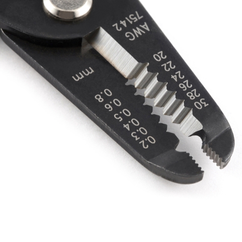 Kìm tuốt dây điện 5inch 0.2-0.8mm tay cầm chống tĩnh điện Sata 75142