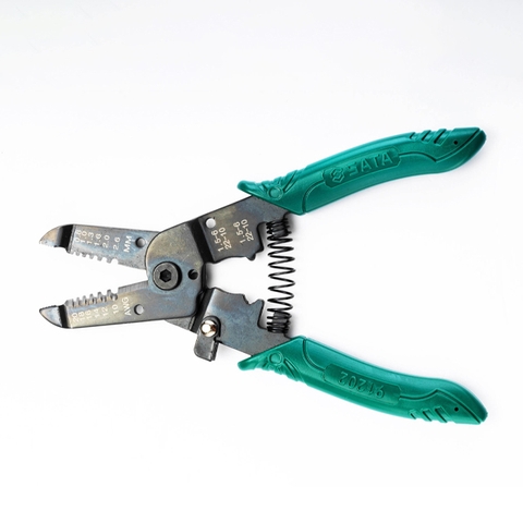 Kìm tuốt dây điện đa năng 0.2-0.8mm, 20-30AWG 6inch Sata 91201