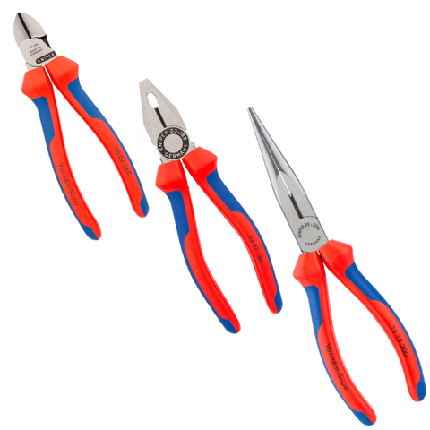 Bộ 3 kìm điện, cắt, nhọn chuyên dụng Knipex 00 20 11