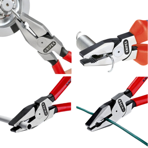 Kìm điện đa năng lưỡi cắt HRC 63 dài 200mm Knipex 02 01 200