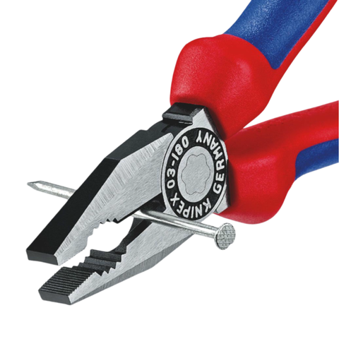 Kìm đa năng lưỡi cắt HRC 63 dài 180mm Knipex 02 02 180