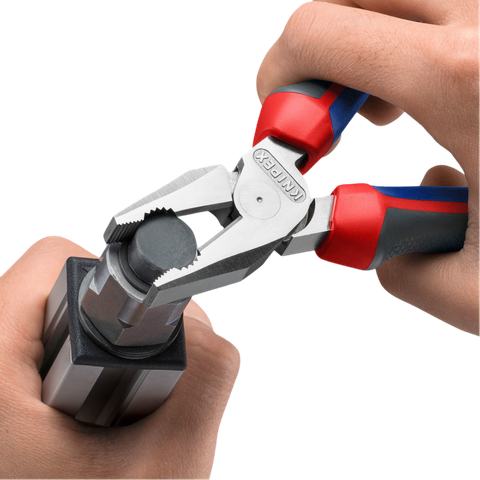 Kìm đa năng lưỡi cắt HRC 63, mạ chrome 180mm Knipex 02 05 180