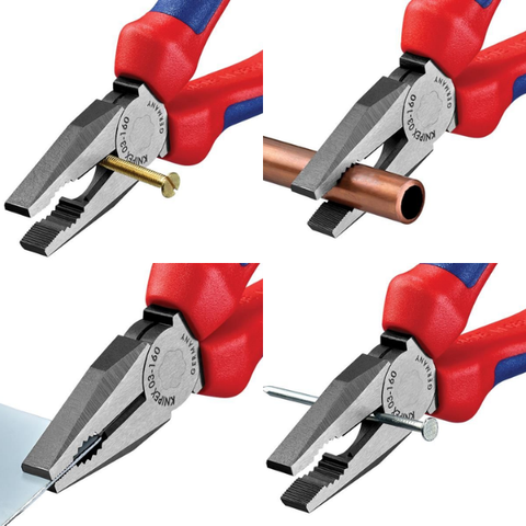 Kìm điện đa năng lưỡi cắt HRC 60 dài 160mm Knipex 03 02 160