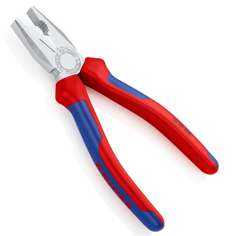 Kìm đa năng lưỡi cắt HRC 60, mạ chrome 200mm Knipex 03 05 200