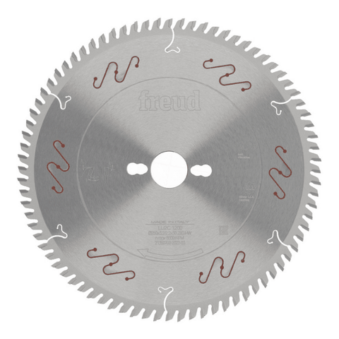 Lưỡi cưa gỗ tự nhiên ít ồn, 250mm, 100 răng, cốt 30mm Frued LU2C-1300