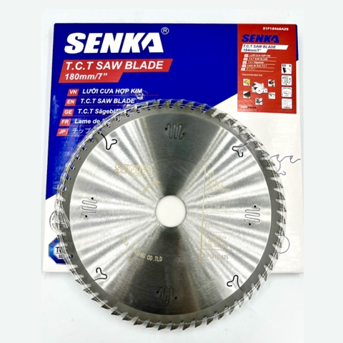 Lưỡi cưa đĩa180mm 60 răng Senka 31P18460A25 đa năng